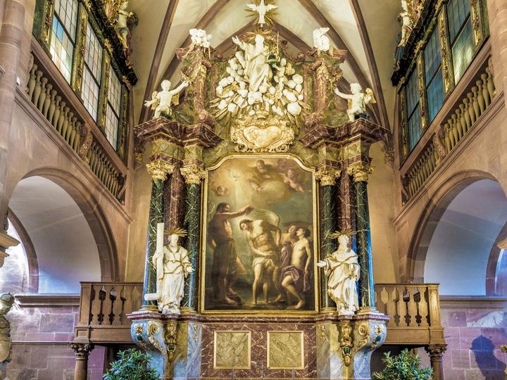 Foto: Staatliche Schlösser und Gärten Baden Württemberg, Ralf Kuhlen Schloss Heidelberg, Schlosskapelle im Friedrichsbau